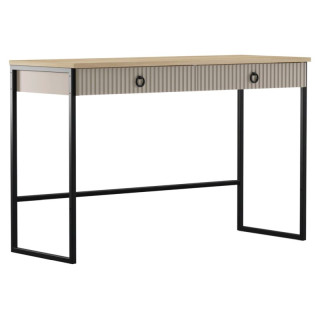 Toaletný stolík, 118cm, sivohnedý Taupe, dub silverjack, DOMCA 2S