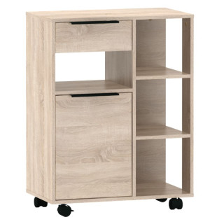Jednodverový kredenc, 70cm, dub sonoma, LILIEN TYP 3
