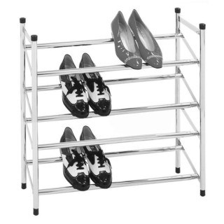 Botník, 62-110cm, nastaviteľný, chróm, DITA