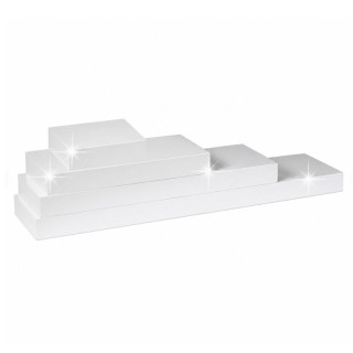 Polica, 30cm, biely lesk, GANA