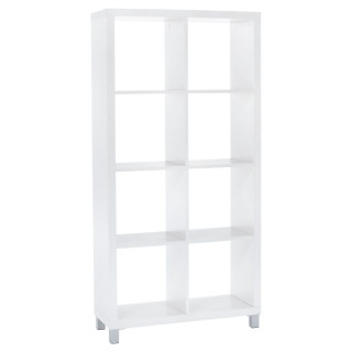 Regál, 76cm, biely, TOFI 3 NEW