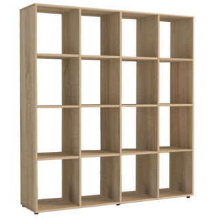 Regál, 139cm, dub sonoma, SARAH