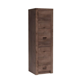 Skriňa, 56cm, vešiaková, jaseň tmavý, INFINITY 02