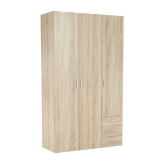 Skriňa, 116cm, kombinovaná, dub sonoma, GWEN 70427
