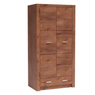 Skriňa, 96cm, vešiaková, jaseň svetlý, INFINITY 01