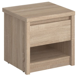 Nočný stolík, 46cm, dub sonoma, NORTY