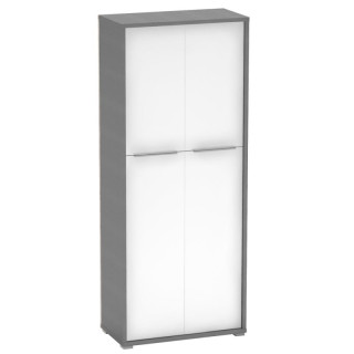 Skriňa, 75cm, policová, grafit, biela, RIOMA NEW TYP 07