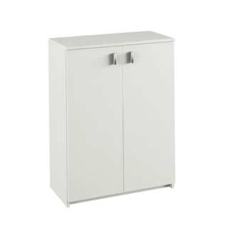 Komoda, 64cm, 2 dverová, biela, NATALI typ 4