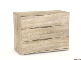 Drevona, Komoda, REA WAVE 2, dub bardolino