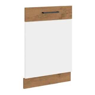 Dvierka na umývačku, 71x59cm, biely lesk, dub lancelot, VEGA ZM