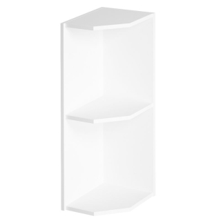 Horná skrinka rohová, 25cm, biela, AURORA G25PZ