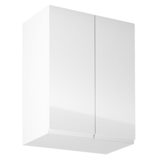 Horná skrinka, 60cm, biela, biely lesk, AURORA G602F