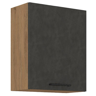 Horná skrinka, 60cm, sivá, dub lancelot, VEGA 60 G-72 1F