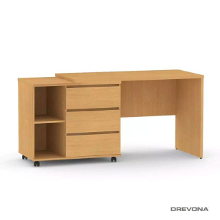 Drevona, PC stolík, REA ROY, ĽAVÝ, buk