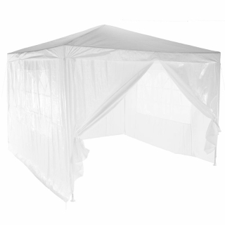 Záhradný párty stan, biely, 3x3 m, TEKNO TYP 1