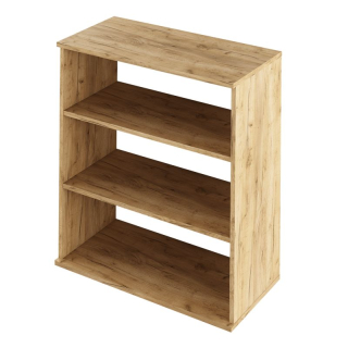 Regál, 70cm, dub artisan, RESITA TYP 4