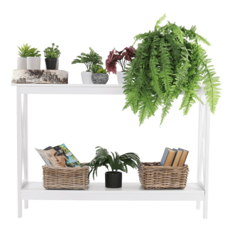 Konzolový stolík, 120cm, biely, APOLOS