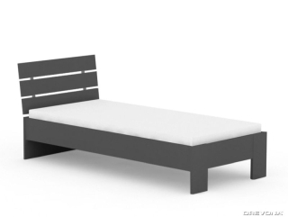 Drevona, posteľ REA NASŤA 90, graphite