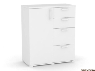 Drevona, Komoda REA OTTAWA UP 1, biela