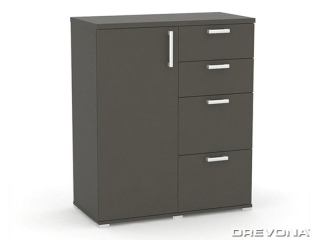 Drevona, Komoda REA OTTAWA UP 1, graphite