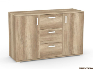 Drevona, Komoda, REA SISA 4, dub canyon