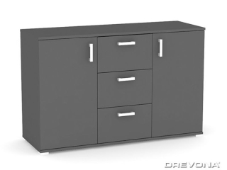 Drevona, Komoda, REA SISA 4, graphite