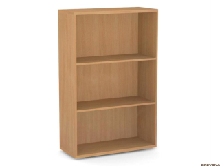 Drevona, Regál, REA STORE, 80 x 124, buk