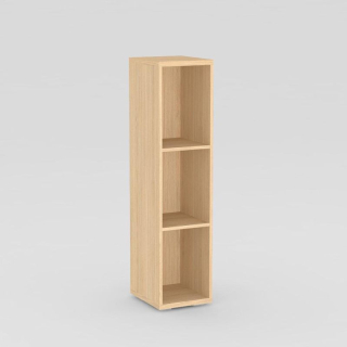 Regál, REA STORE, 30 x 124, dub vicenza
