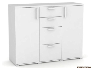 Drevona, Komoda REA OTTAWA UP 5, biela