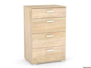 Drevona, Komoda REA SISA 10, dub bardolino