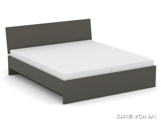 Drevona, posteľ, REA OXANA UP, 180, graphite