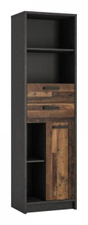 Regál, 56cm, matera ciemna, old style, NUBI NUBR01
