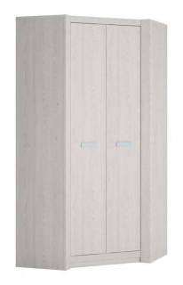 Rohová skriňa, 90cm, kombinovaná, dub craft, LILO LLOS03