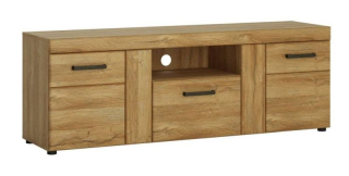 Televízny stolík, 157cm, dub grandson, EXT HALEN CNAF03