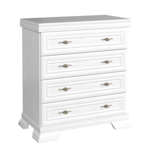 Komoda, 88cm, 4-zásuvková, sosna andersen, KORA KK2