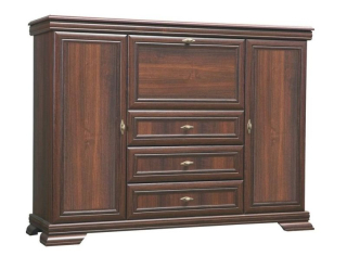 Komoda, 158cm, kombinovaná, samoa king, KORA KK6P