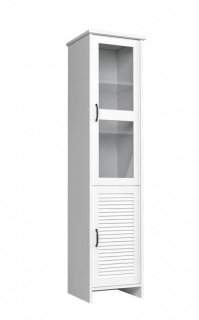 Vitrína, 49cm, biela, ORIENT W1DS