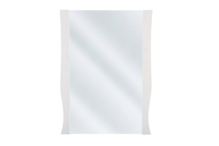 Zrkadlo do kúpeľne, 60cm, biele, ELISABETH 840