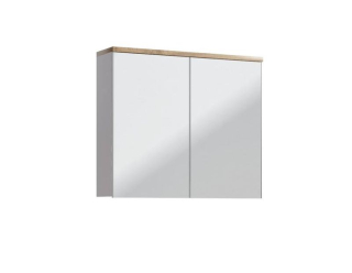 Skrinka so zrkadlom, 60cm, biela, BALI WHITE 841