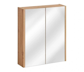 Skrinka so zrkadlom, 60cm, dub artisan, MADERA 840