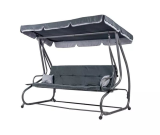 Záhradná hojdačka, sivá, MRP BERENIKA