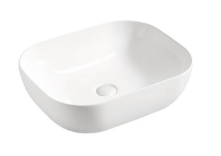 Umývadlo na dosku, 50cm, biele, CFP 6254 DP SMILE 2 50