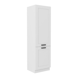 Vysoká skrinka na chladničku, 60cm, biela, LULA 60 LO-210 2F