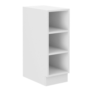 Spodná skrinka otvorená, 30cm, biela, LULA 30 D OTW BB