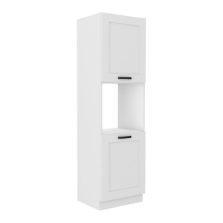 Vysoká skrinka na rúru, 60cm, biela, LULA 60 DP-210 2F