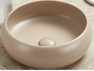 Umývadlo na dosku, 36cm, cappucino mat, WIKI