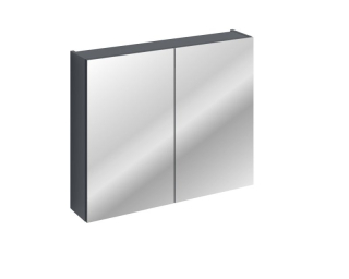 Skrinka so zrkadlom, 80cm, modrá, SANTA FE BLUE 84-80-B-2D