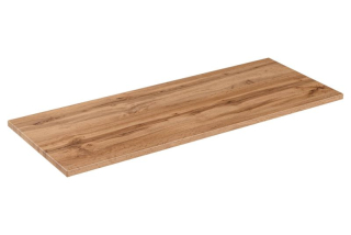 Kúpeľňová doska, 140cm, dub wotan, OAK 89-140-B-46
