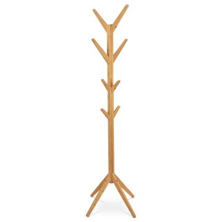 Stojanový vešiak, 176cm, bambus, prírodný, DR-N191 NAT