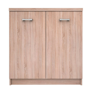 Komoda, 80cm, 2-dverová, dub sonoma, TOPTY TYP 21 2D